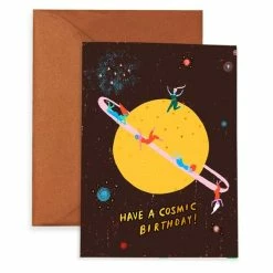 Best Sale 👍 CAROLYN SUZUKI GOODS That Cosmic Feeling 🥳 Birthday Notecard ✔️