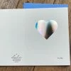 Brand new 🛒 Lark Press Notecard True Blue Holographic Heart 🛒