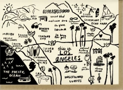 Flash Sale 😀 People I've Loved Notecard Los Angeles Map ⌛