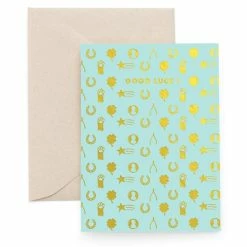 Hot Sale 🤩 CAROLYN SUZUKI GOODS Notecard Best of Luck Foil 🧨