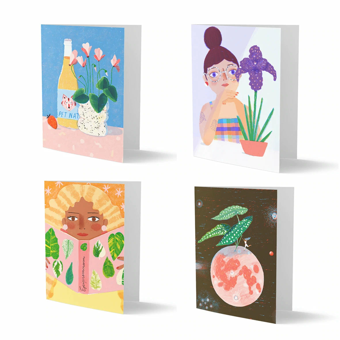 Promo π CAROLYN SUZUKI GOODS Mini Card Set- House Plants π