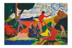 Budget 🎁 1000 Museums Postcard Bob Thompson: Homage to Nina Simone 🧨