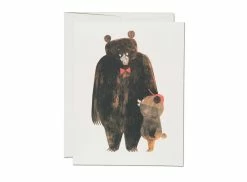 Coupon 💯 Red Cap Daddy Bear Notecard 🥰
