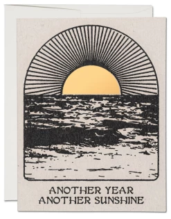 Discount 💯 Red Cap Another Year Notecard 😉