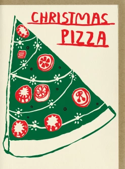 New ❤️ People I've Loved 🎅 Christmas Pizza Notecard 😀