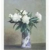 Cheap ✔️ Hammer Museum AHC Postcard Fantin-Latour: Peonies in a Blue and White Vase 👏