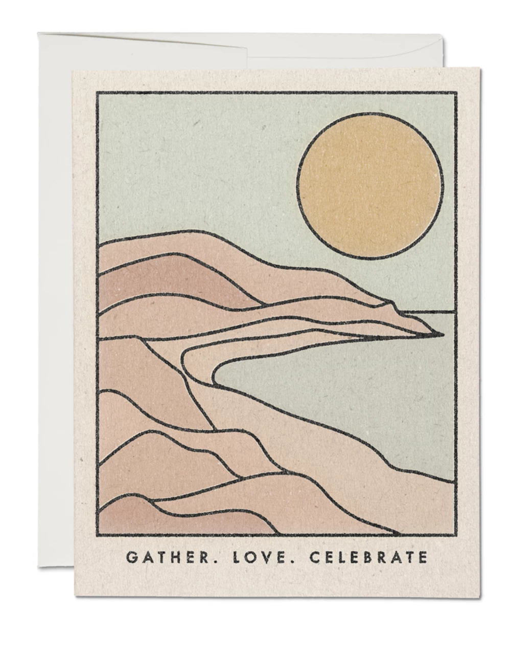 Hot Sale π₯° Red Cap Gather Coastline Notecard βοΈ