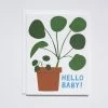 New 🥰 Banquet Workshop Notecard Hello Baby (Houseplant) 😉