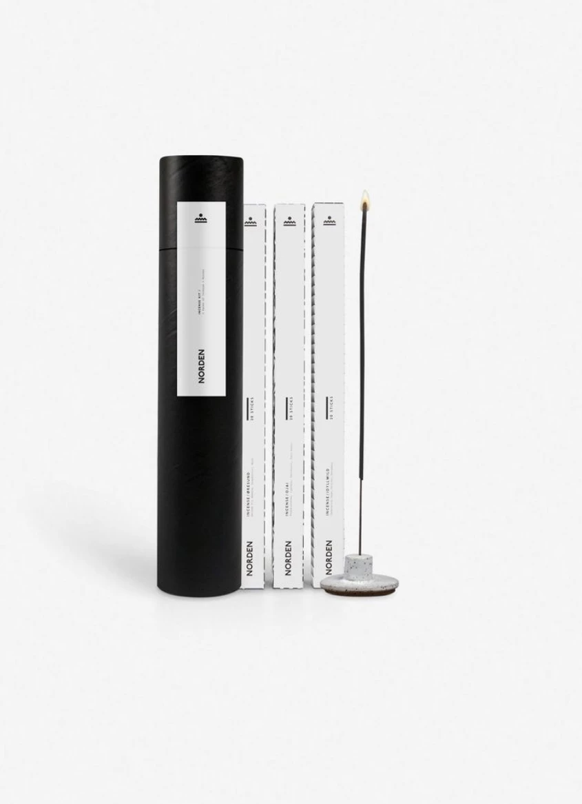 Outlet π Norden: Incense Kit (White Ceramic) β¨