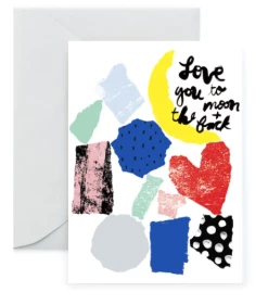 Cheapest 🎁 CAROLYN SUZUKI GOODS Paper Love Moon Notecard 🌟