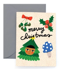 Cheap 😍 CAROLYN SUZUKI GOODS Merry Mugs Holiday Notecard 👍