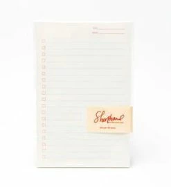 New 🥰 Shorthand Press Check List Notepad 🥰