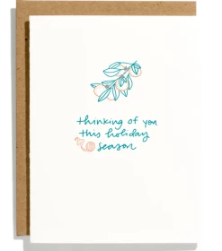 Deals ❤️ Iron Curtain Press Holiday Oranges Notecard ⭐