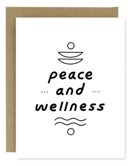 Discount π Worthwhile Paper Peace and Wellness Notecard π