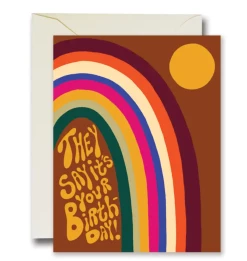 Brand new ✨ Rainbow Vision They Say It's Your 🎂 Birthday Notecard 🤩