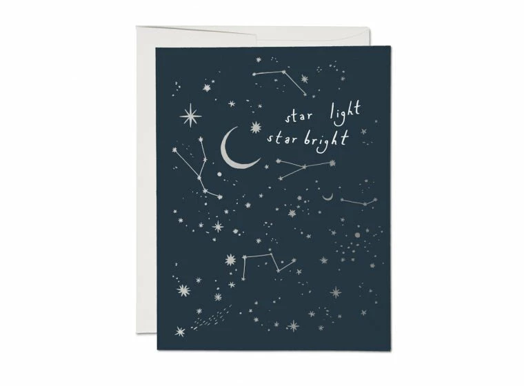 Wholesale π Red Cap Notecard Moon and Stars π§¨