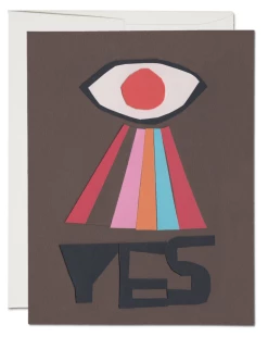 Buy 👏 Red Cap Yes Notecard 🎁